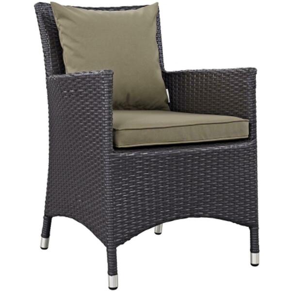 East End Imports Sojourn Outdoor Patio Armchair- Espresso Mocha EEI-1913-EXP-MOC